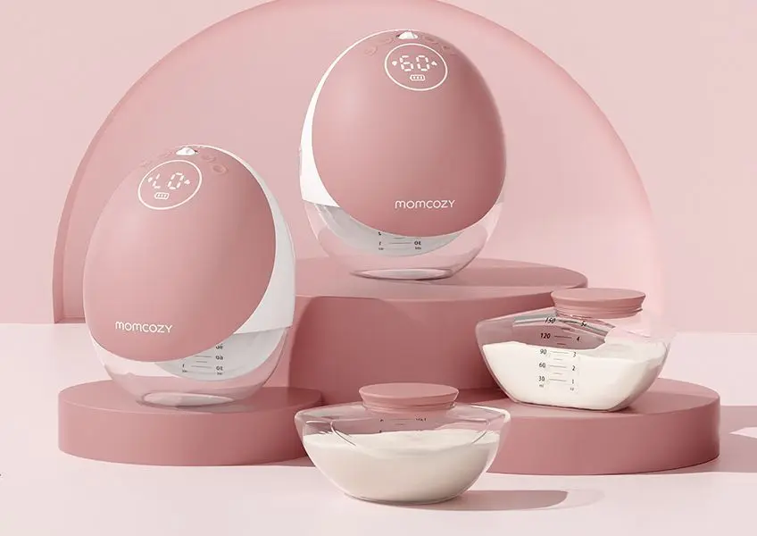 MOMCOZY M9 SINGLE BREAST PUMP RED