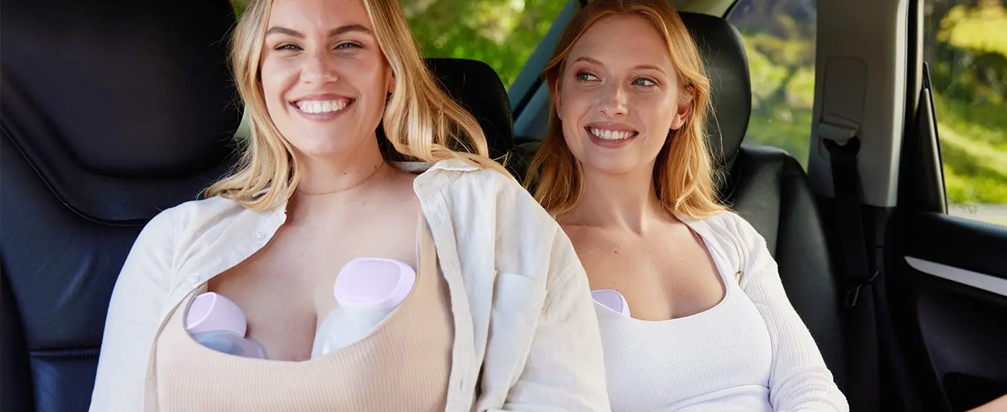 SACALECHES DOBLE MOMCOZY S9 PRO ROSA