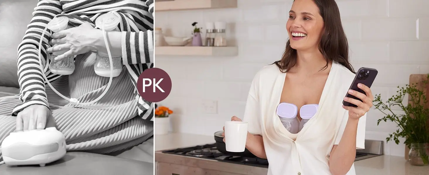 SACALECHES DOBLE MOMCOZY S9 PRO ROSA