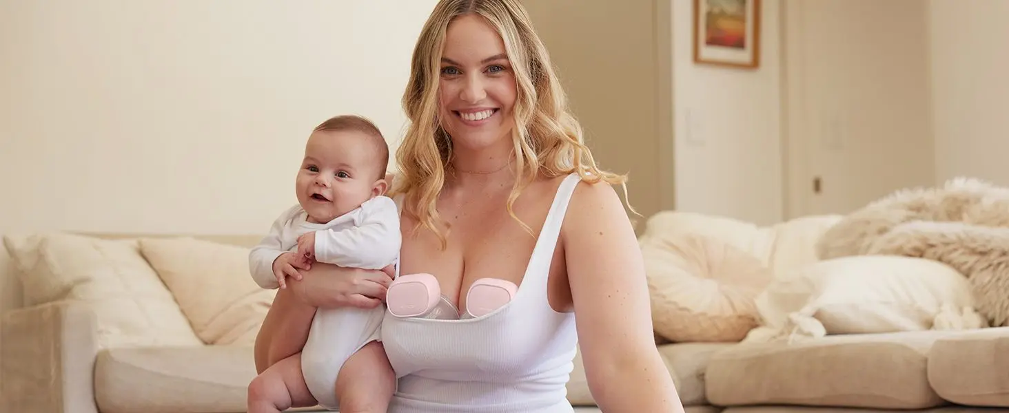 MOMCOZY S9 PRO DOUBLE BREAST PUMP PINK