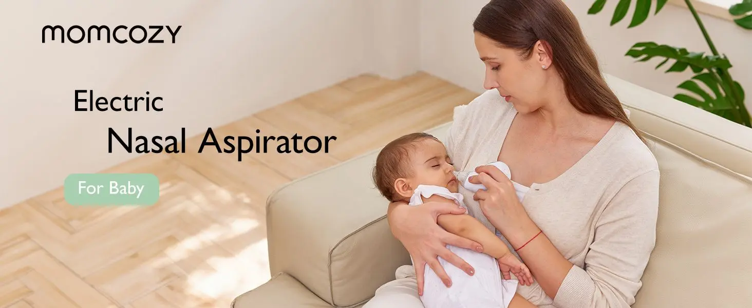 ASPIRADOR NASAL PARA BEBÉS MOMCOZY - BATERÍA DE LARGA DURACIÓN