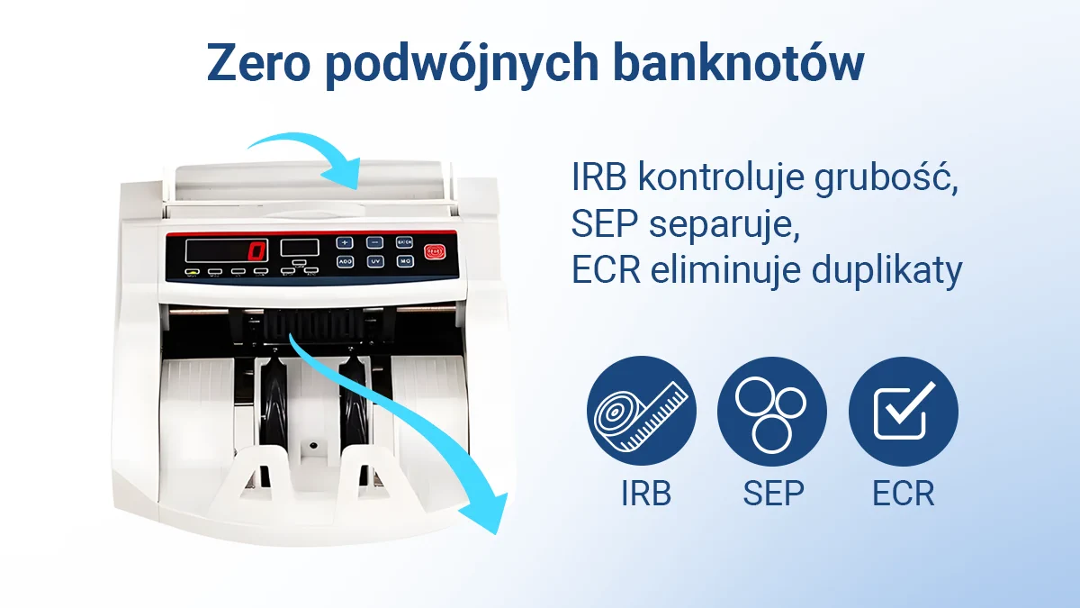 ventanilla frontal con funciones de control de billetes
