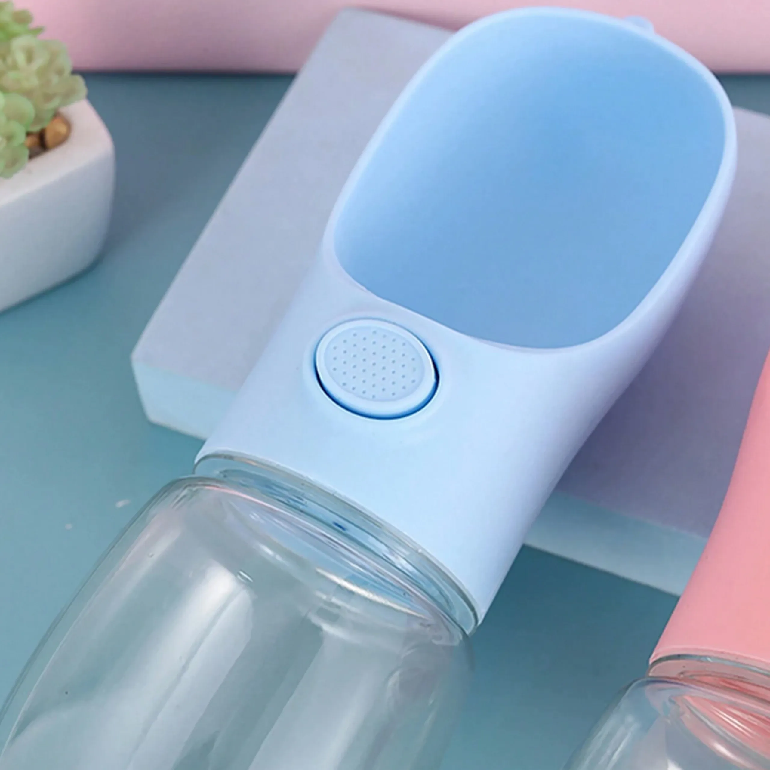 EXTRALINK POIDŁO BUTELKA DLA PSA KOTA PRZENOŚNA MISKA BIDON NA WODĘ NA SPACER 350 ML - 1245