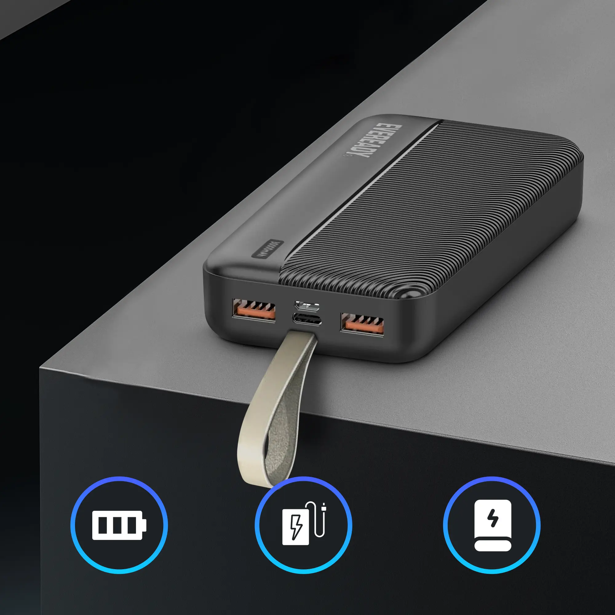 EVEREADY 30AH POWER BANK BLACK