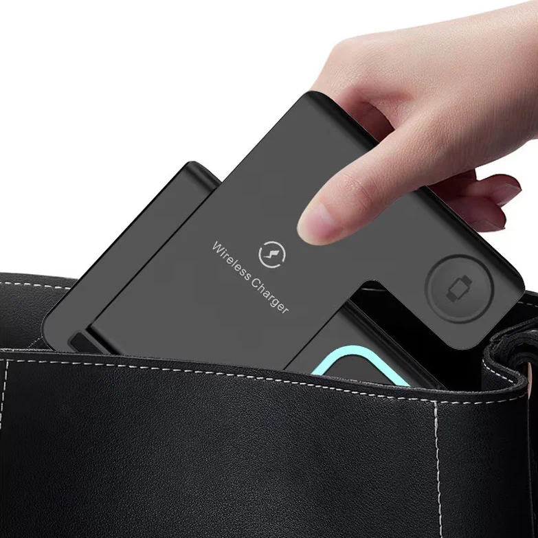 ŁADOWARKA INDUKCYJNA STACJA ŁADUJĄCA BEZPRZEWODOWA 3W1 MULTIFUNKCYJNA