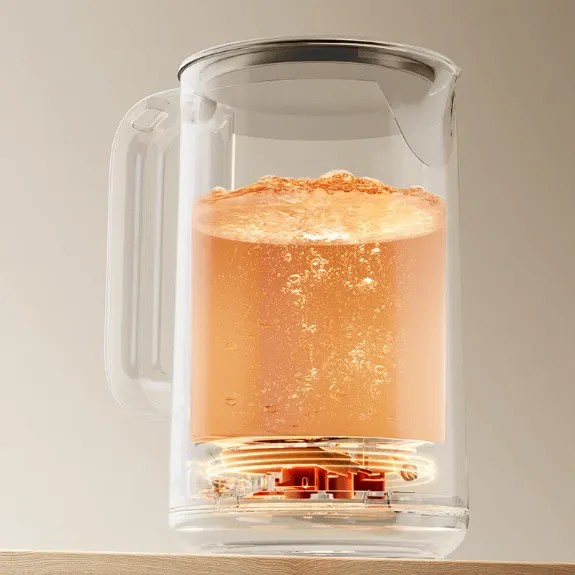 Przezroczysty czajnik