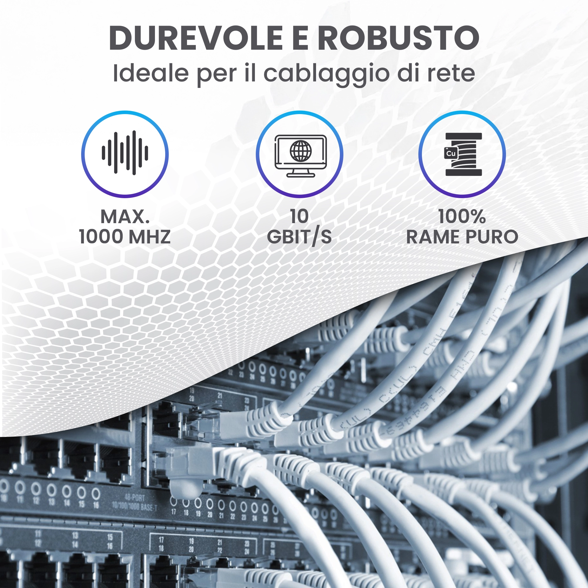EXTRALINK CAT6 FTP (F/UTP) V2 DOPPINO TELEFONICO PER ESTERNI 25 M