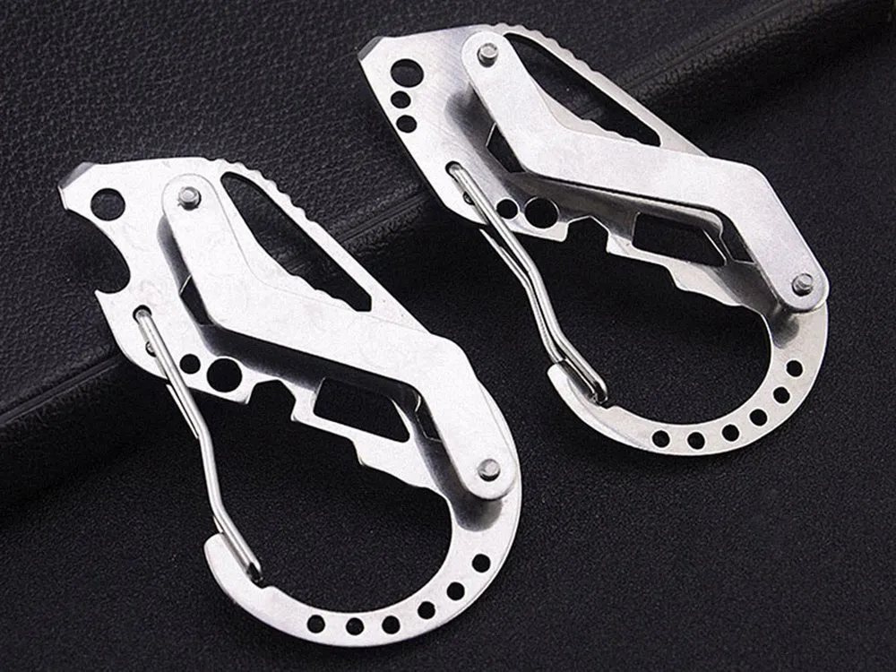 EXTRALINK MOSQUETÓN MULTIFUNCIONAL MULTITOOL SURVIVAL - 01554