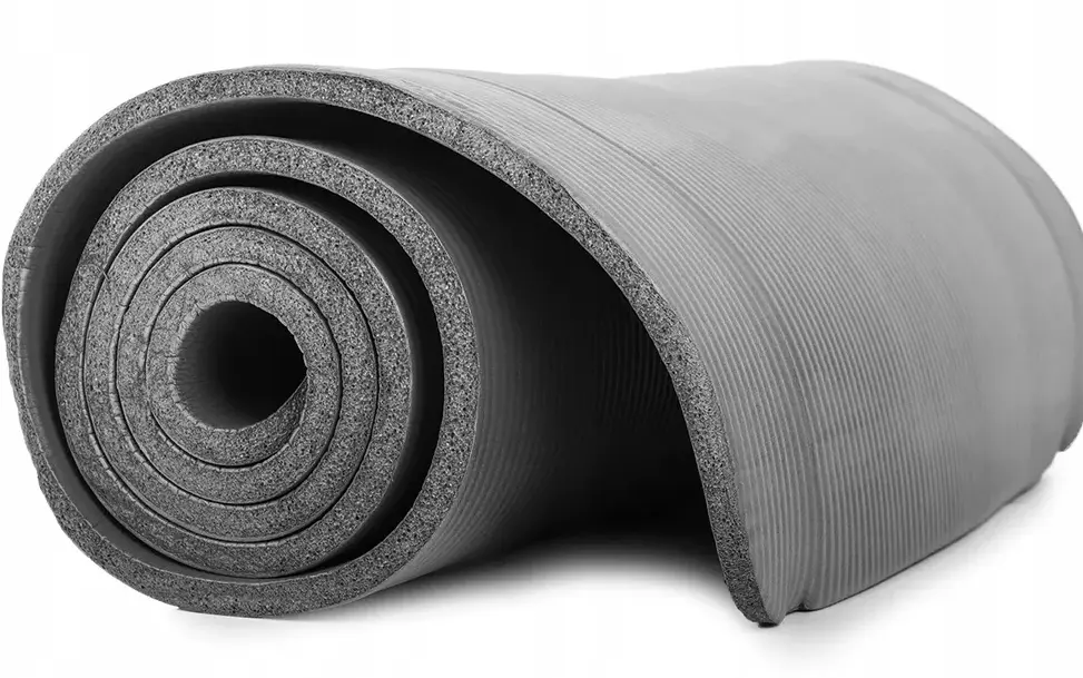 EXTRALINK MATA DO ĆWICZEŃ FITNESS JOGA AEROBIK SZARA 180X60 - 14186