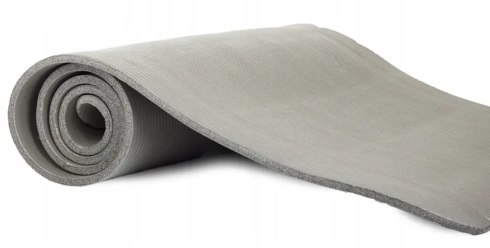 EXTRALINK MATA DO ĆWICZEŃ FITNESS JOGA AEROBIK SZARA 180X60 - 14186