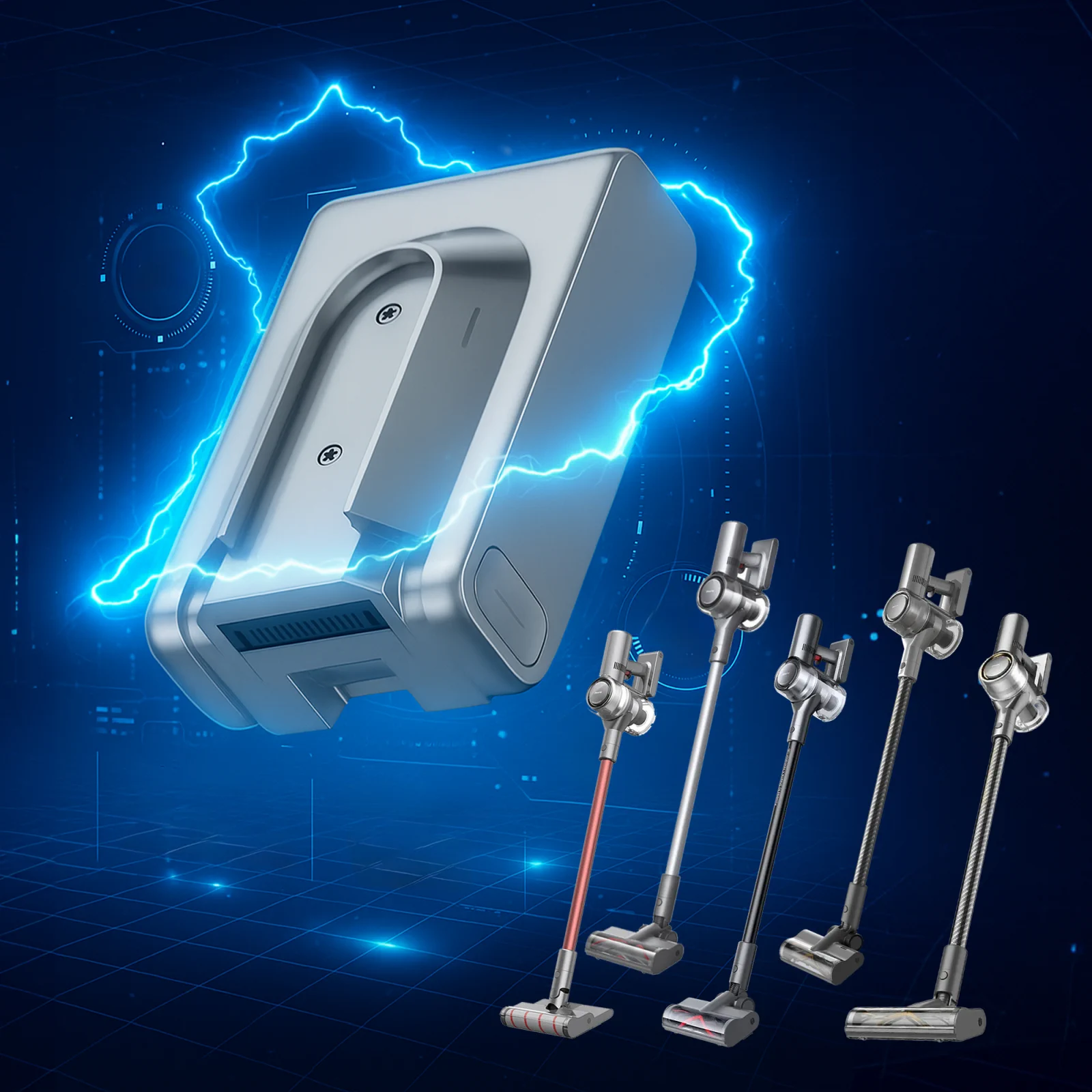 replacement battery for dreame handheld vacuum cleaners and compatible models