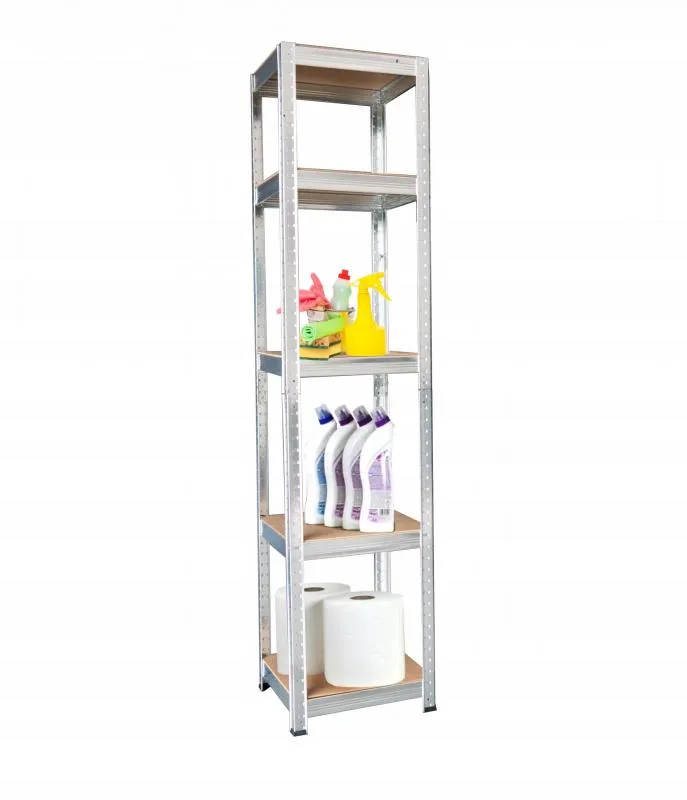 EXTRALINK ZESTAW DWÓCH REGAŁÓW 5-POZIOMOWYCH 180X40X40 175 KG - 9405