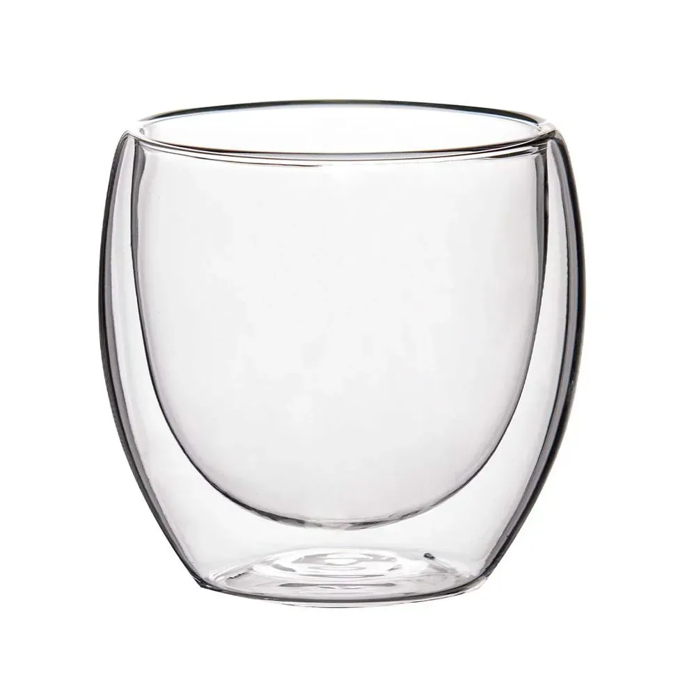 EXTRALINK KPL. 2 SZKLANEK TERMICZNYCH Z PODW&Oacute;JNĄ ŚCIANKĄ 250 ML - 9777