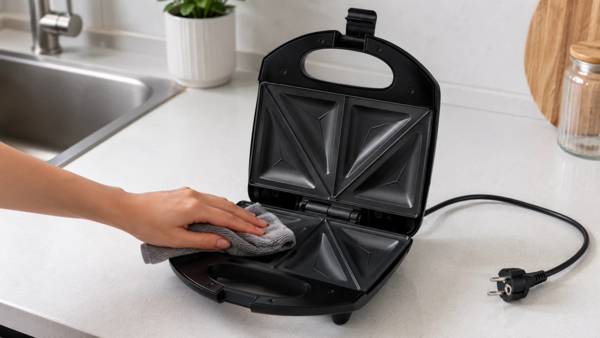 Очистка пластин тостера Extralink Smart Life Sandwich Maker SJ-22