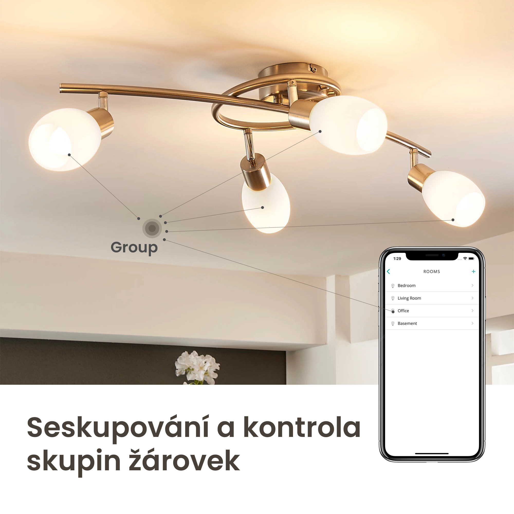 EXTRALINK SMARTLIFE LED ŽÁROVKA E27 A70 2700-6500K WIFI 220-240V