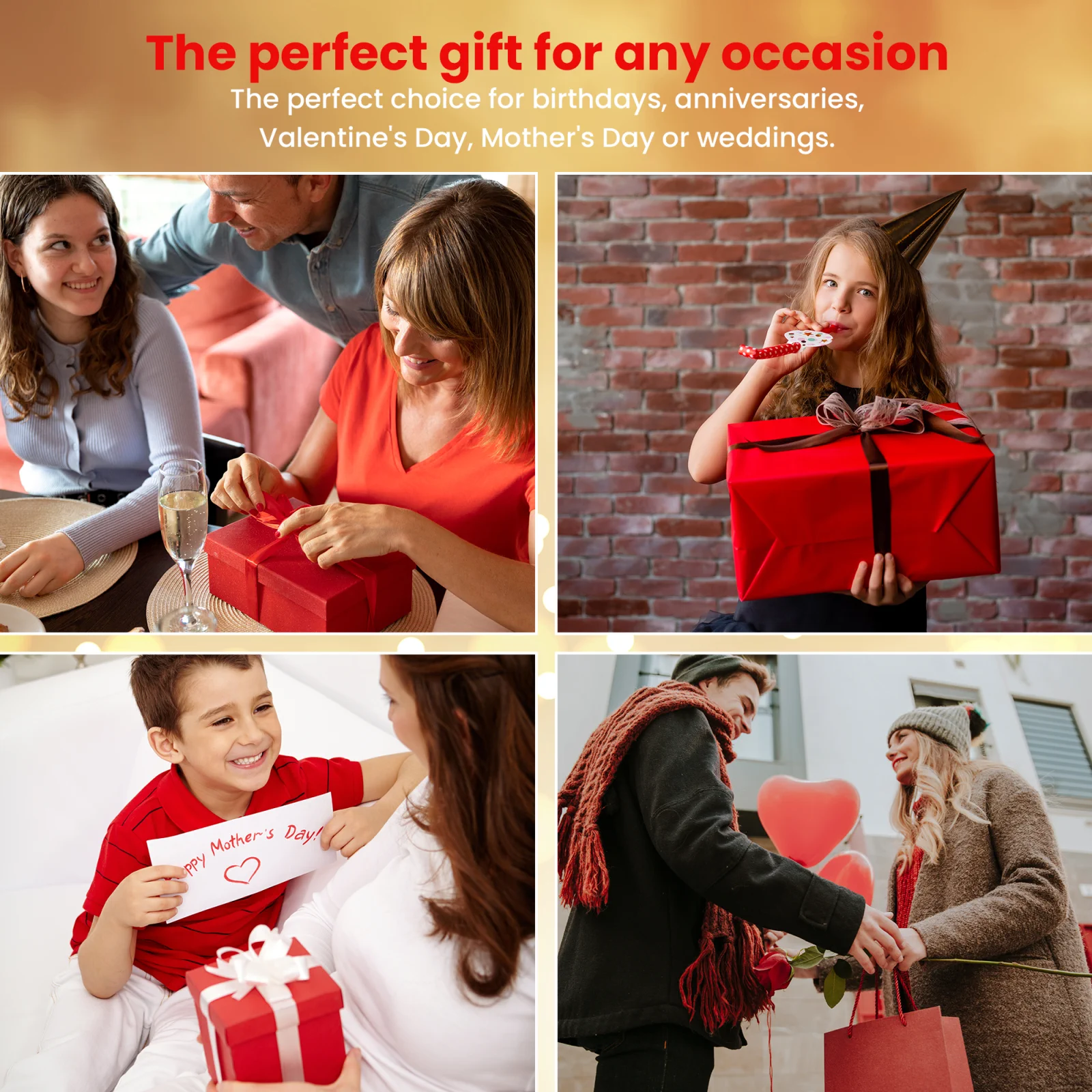 EXTRALINK HOME WIECZNA RÓŻA W SZKLE ŚWIECĄCA LED CZERWONA W-860