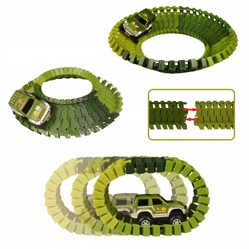 JUGUETES EXTRALINK GRAN COCHE DINOSAURIO PISTA DE CARRERAS DINO PARK XXL 271 EL