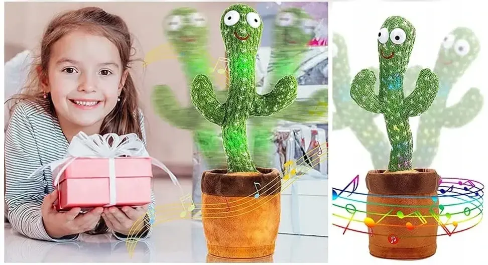 EXTRALINK ИГРУШКИ ИГРУШКА КАКТУС ТАНЦЫ ПЕНИЕ ПРИВЕЛО USB ДЛЯ ДЕТЕЙ