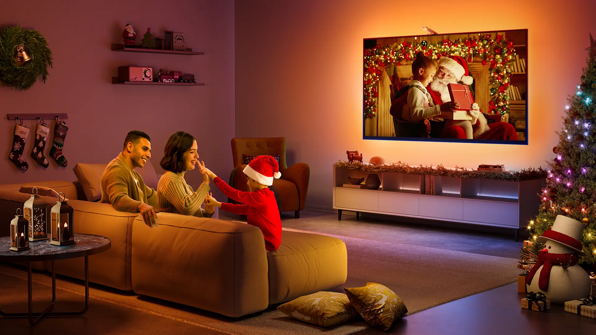 GOVEE H6099 ENVISUAL TV BACKLIGHT 3 LITE WILD ROBOT WITH CAMERA (55~65 INCH)