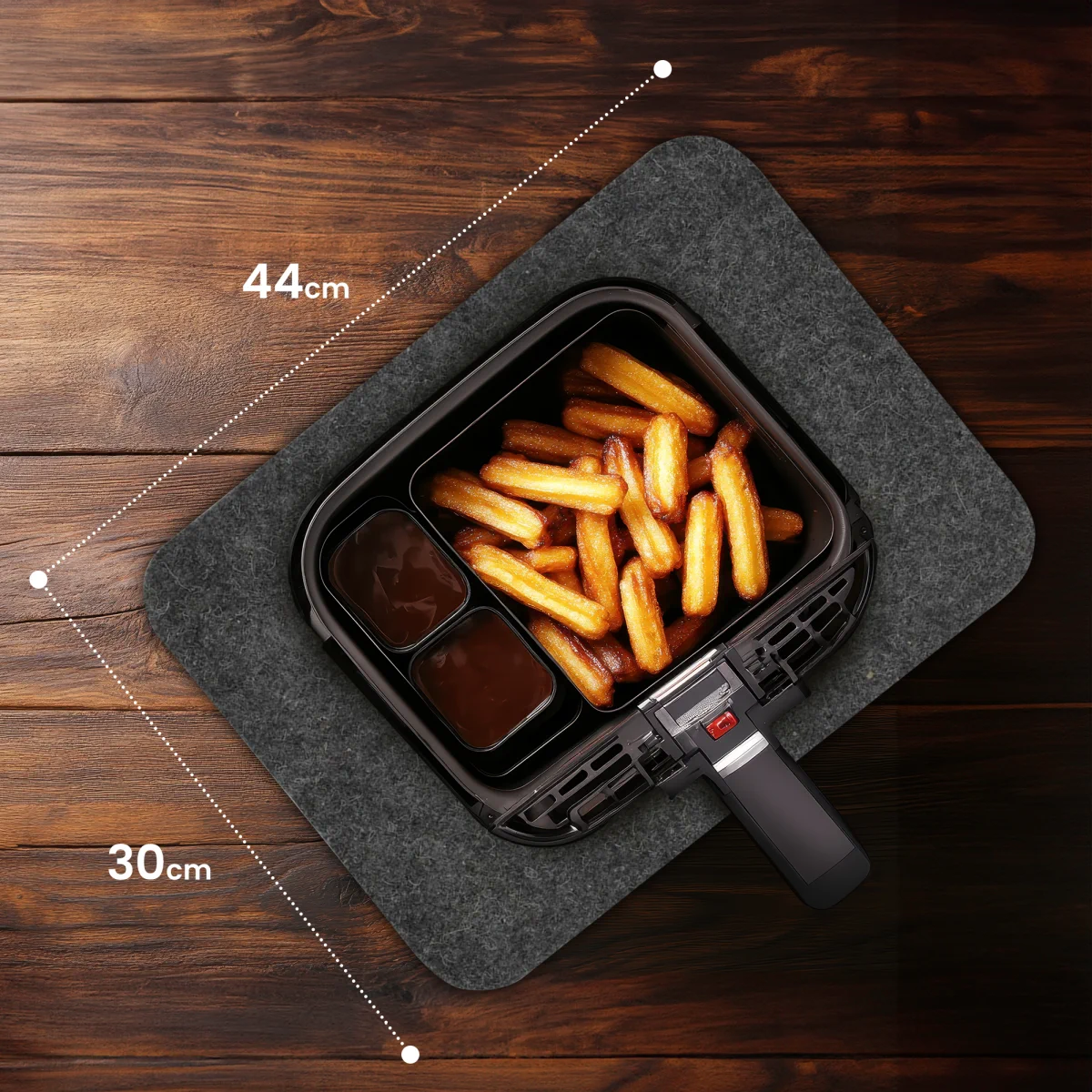 EXTRALINK HOME KORUYUCU FRITÖZ PASPASI 44X30 CM