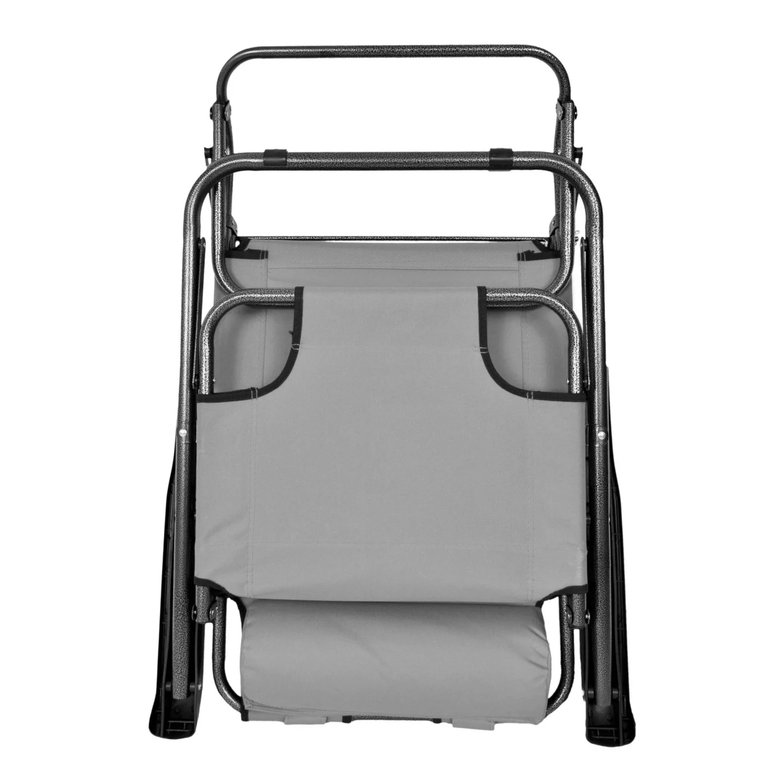 Black Forest | Tumbona de jardín plegable con cojín | gris