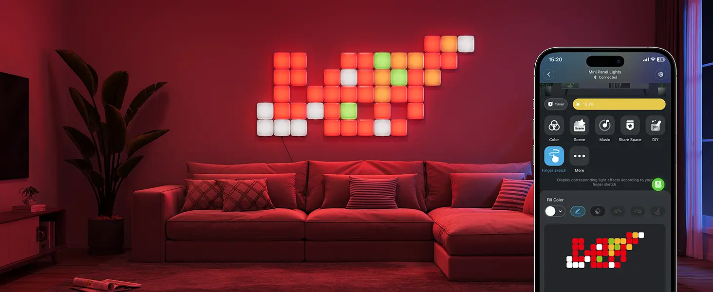 GOVEE H8069 MINI SQUARE PANEL LIGHTS (10 PACK)