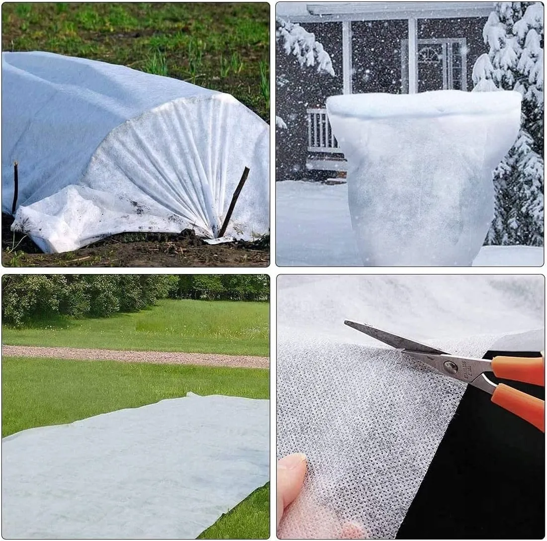 AGROTEXTILINA FORESTAL NEGRA ROPA DE INVIERNO 15x1m 70g CUBIERTA BLANCA - 1352