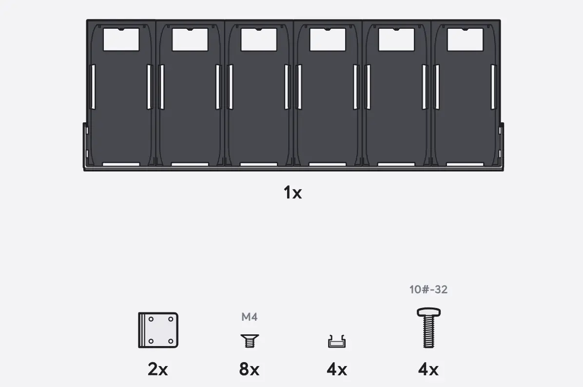 UBIQUITI UACC-AI-PORT-RM ACCESSORIO PER MONTAGGIO A RACK 1U, 6 PORTE AI