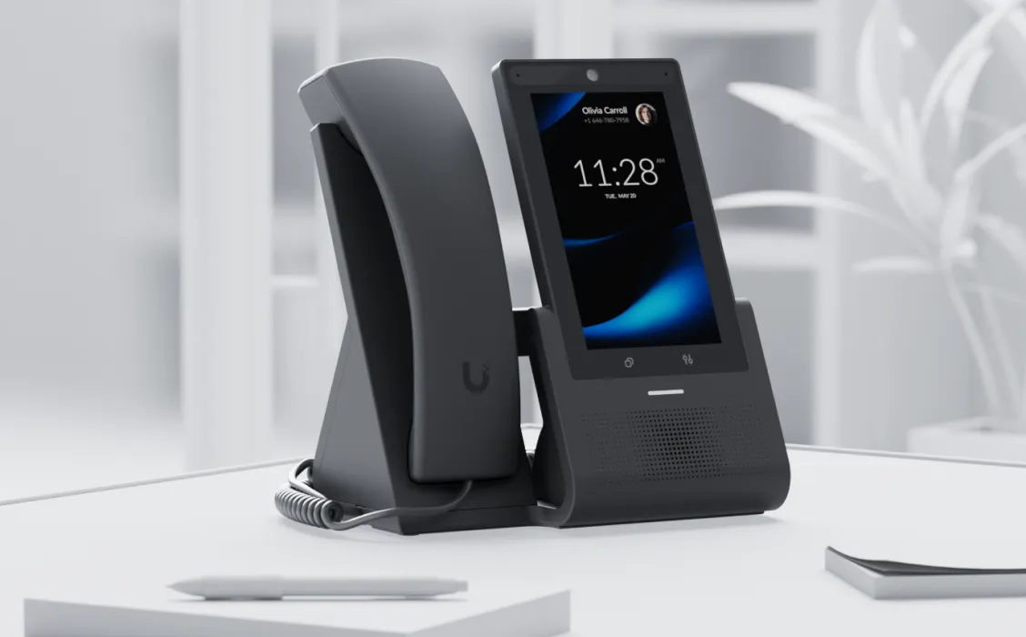 UBIQUITI UTP-G3-TOUCH-PRO DESKTOP SMARTPHONE FOR UNIFI TALK, BLUETOOTH, POE