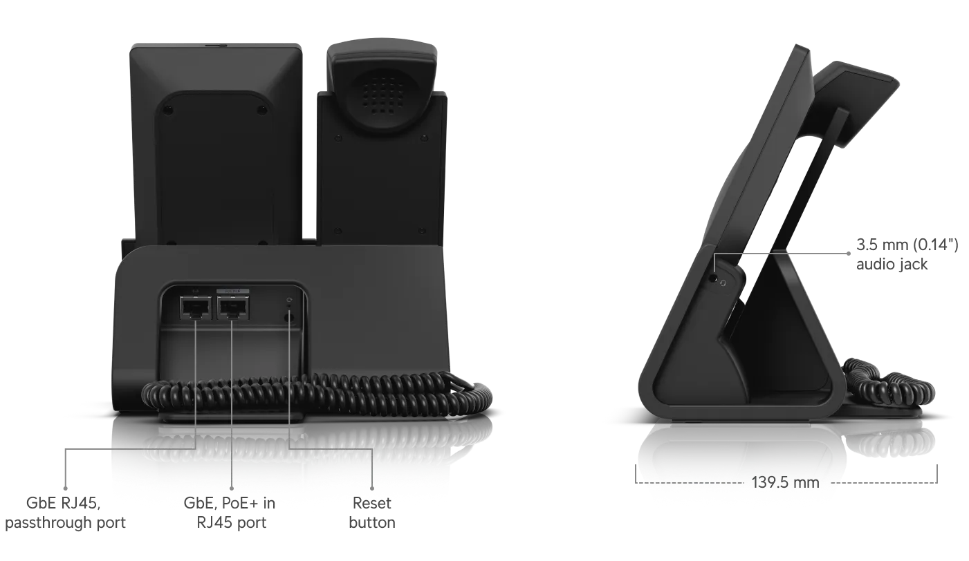 UBIQUITI UTP-G3-TOUCH-PRO DESKTOP SMARTPHONE FOR UNIFI TALK, BLUETOOTH, POE