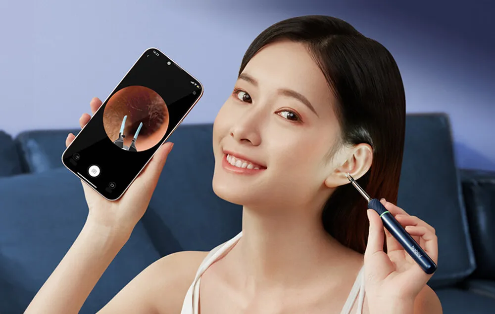 BEBIRD NOTE5 PRO OTOSCOPIO CON CAMARA DEPILADORA AZUL