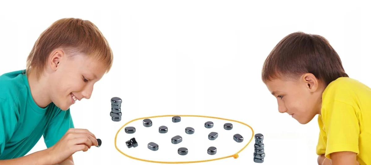 game magnetic chess magnetic stones pebbles