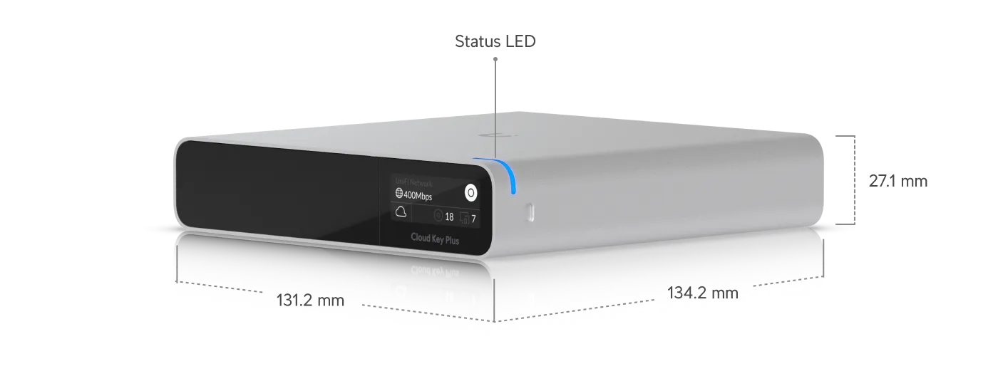 UBIQUITI UCK-G2-SSD CONTROLLER UNIFI CLOUD KEY, BATTERIA INTEGRATA, 1TB SSD, SERVER VIDEO UNIFI