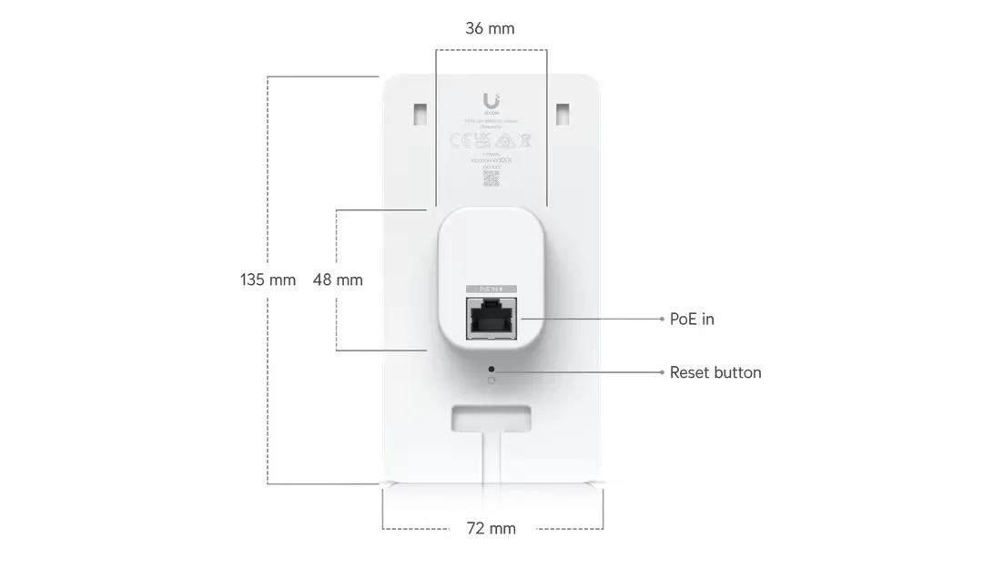 UBIQUITI UA-INTERCOM-VIEWER-3 PANTALLA DE VÍDEO MURAL CON INTERFONO DE ACCESO
