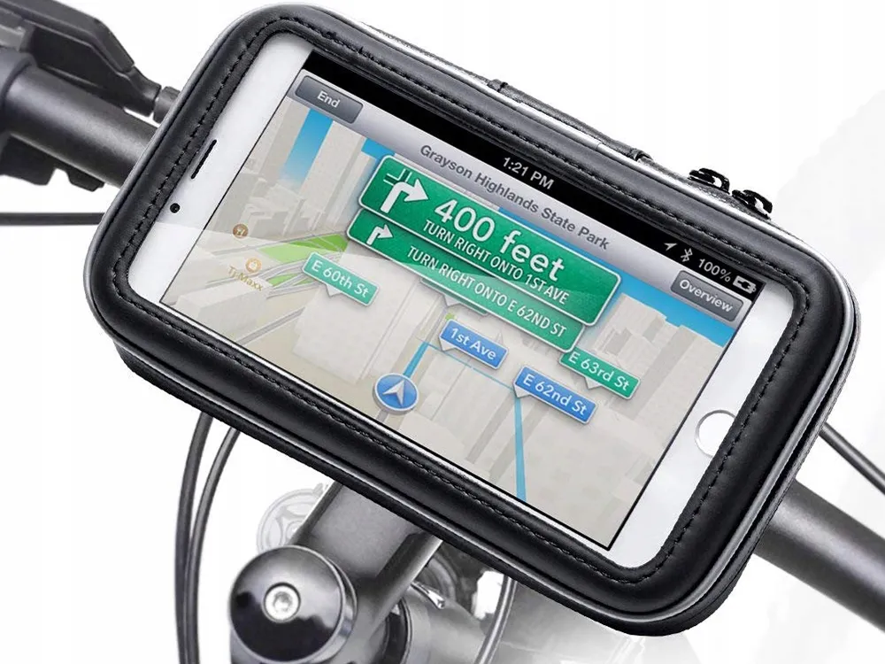 Extralink | Uchwyt rowerowy na telefon | wodoodporny zamykany obrotowy 360