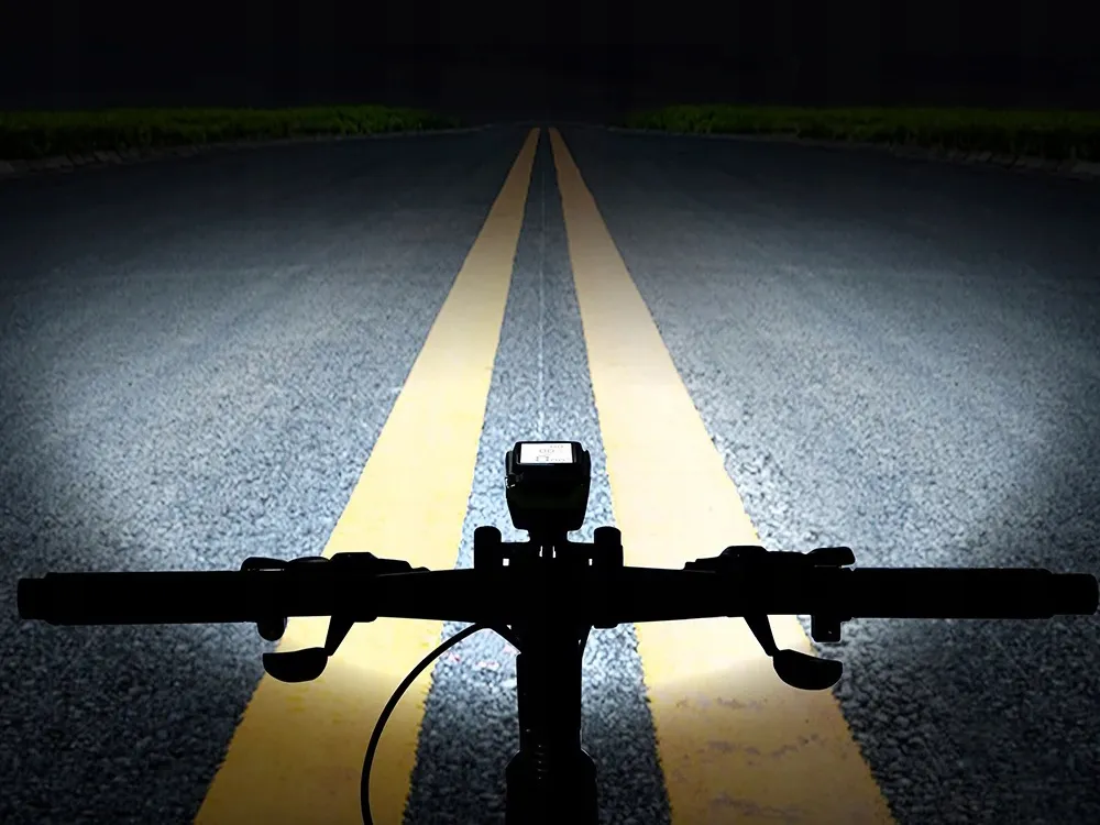 Extralink | Zestaw lampka rowerowa | z licznikiem + lampka tył