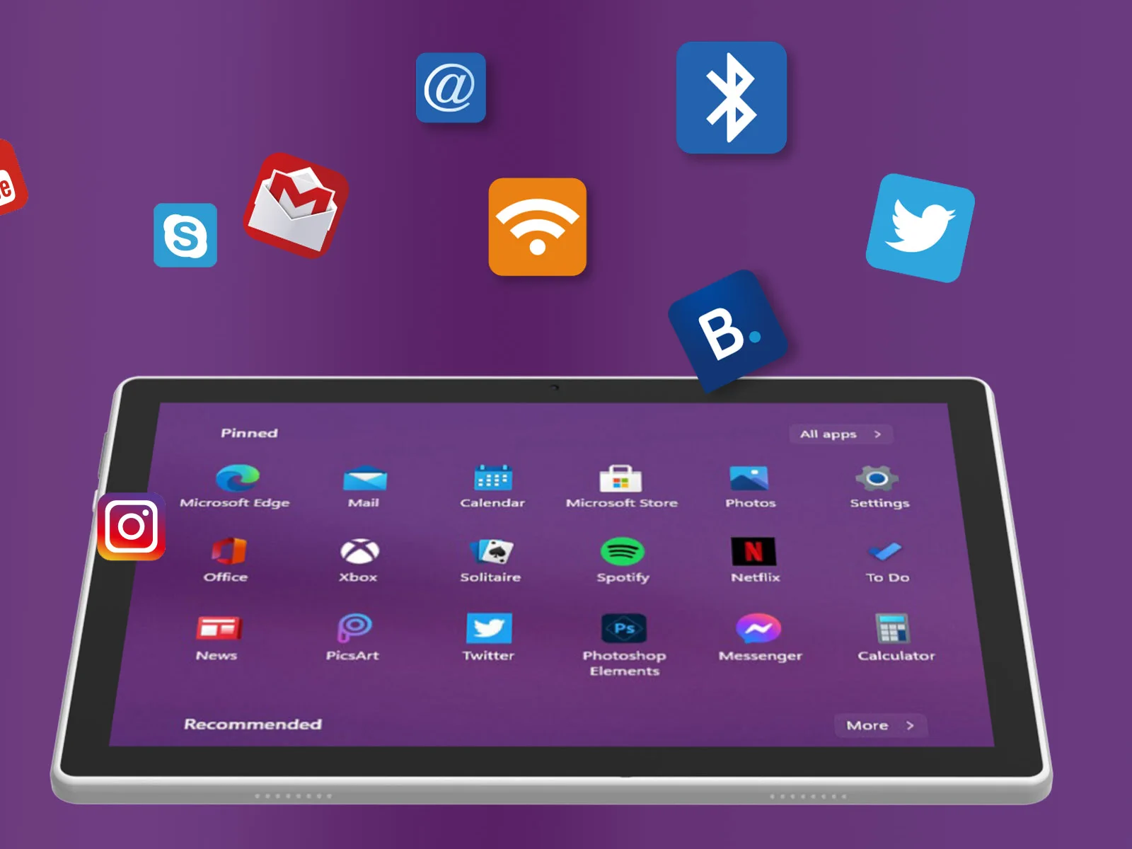 Extralink Tablet CP30 8GB RAM 128GB | Tablet | Android 13, 8Mpx, 6000mAh, 1280x800px, teclado, ratón