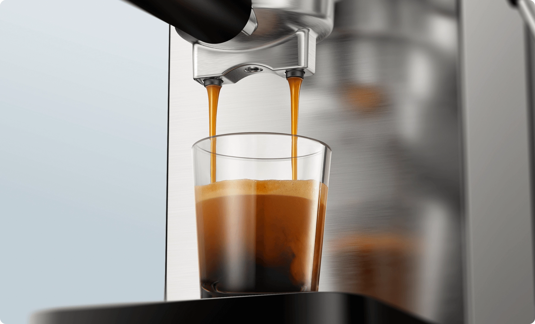 Xiaomi Cafetera Espresso Semiautomática EU | Cafetera de Barril | 20 bar, espumador de leche