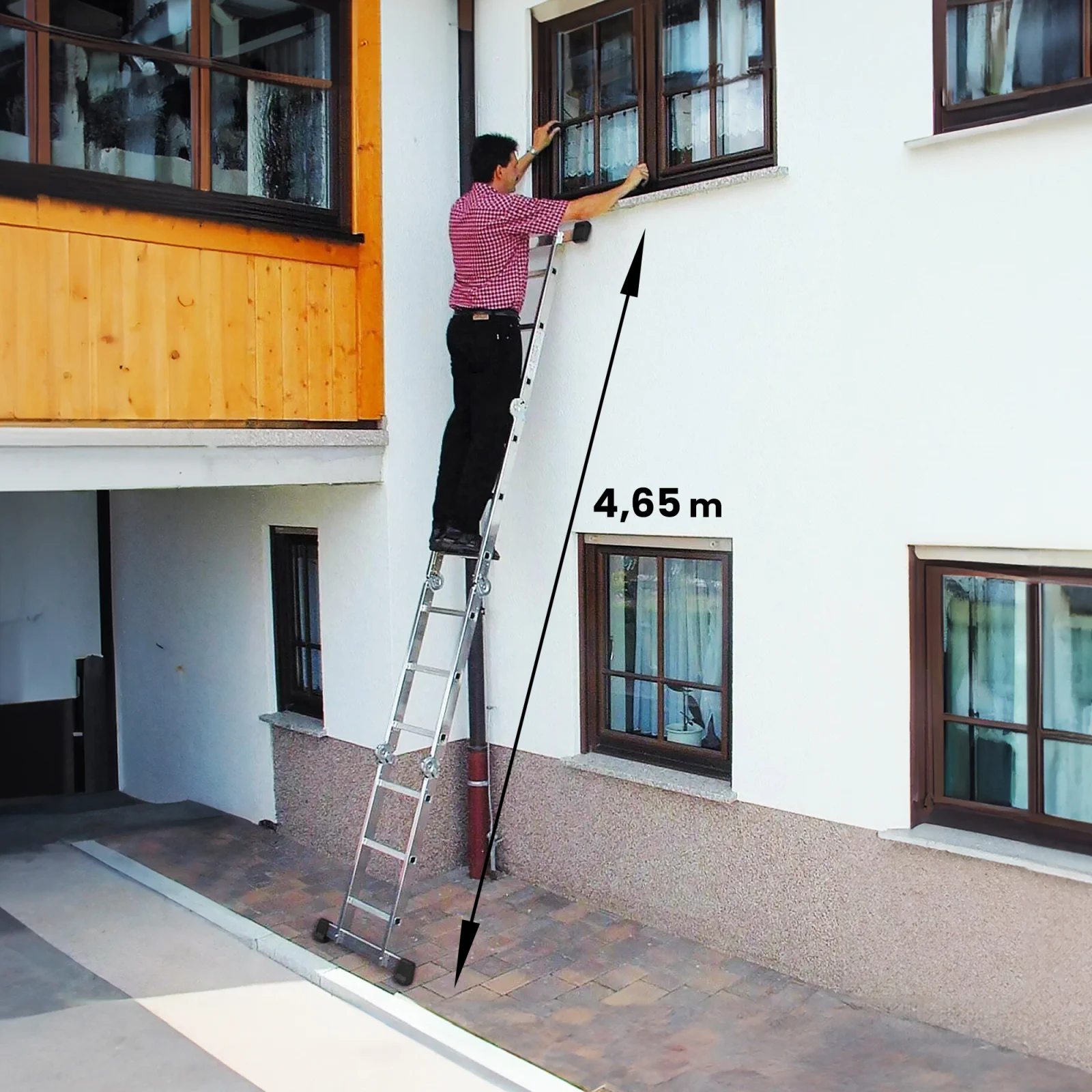 Extralink | Scala articolata | LAD4X4MP 4x4, 4,65 m (piattaforma)