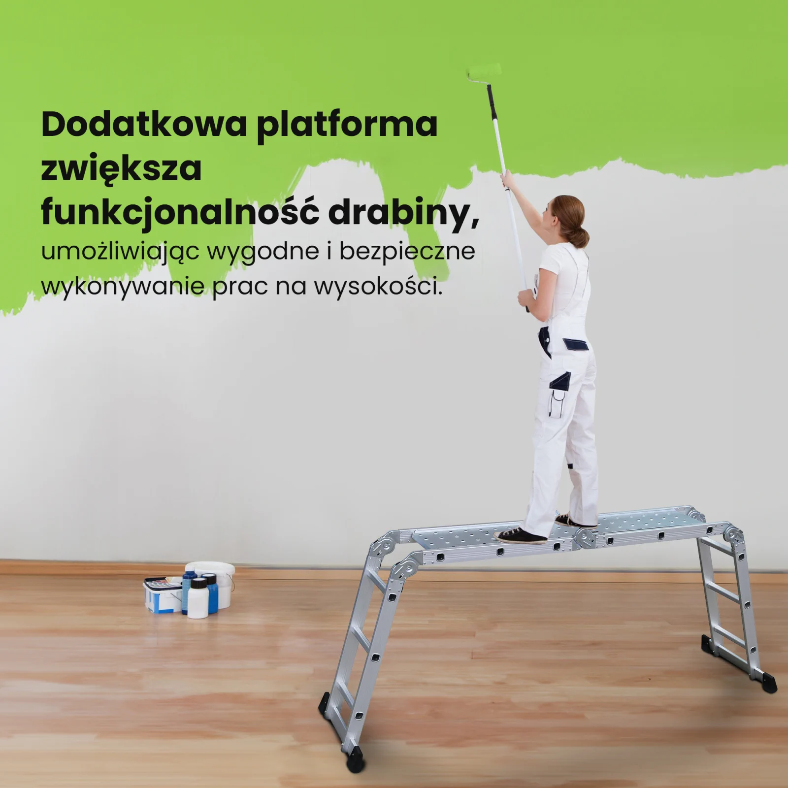 Extralink | Scala articolata | LAD4X4MP 4x4, 4,65 m (piattaforma)