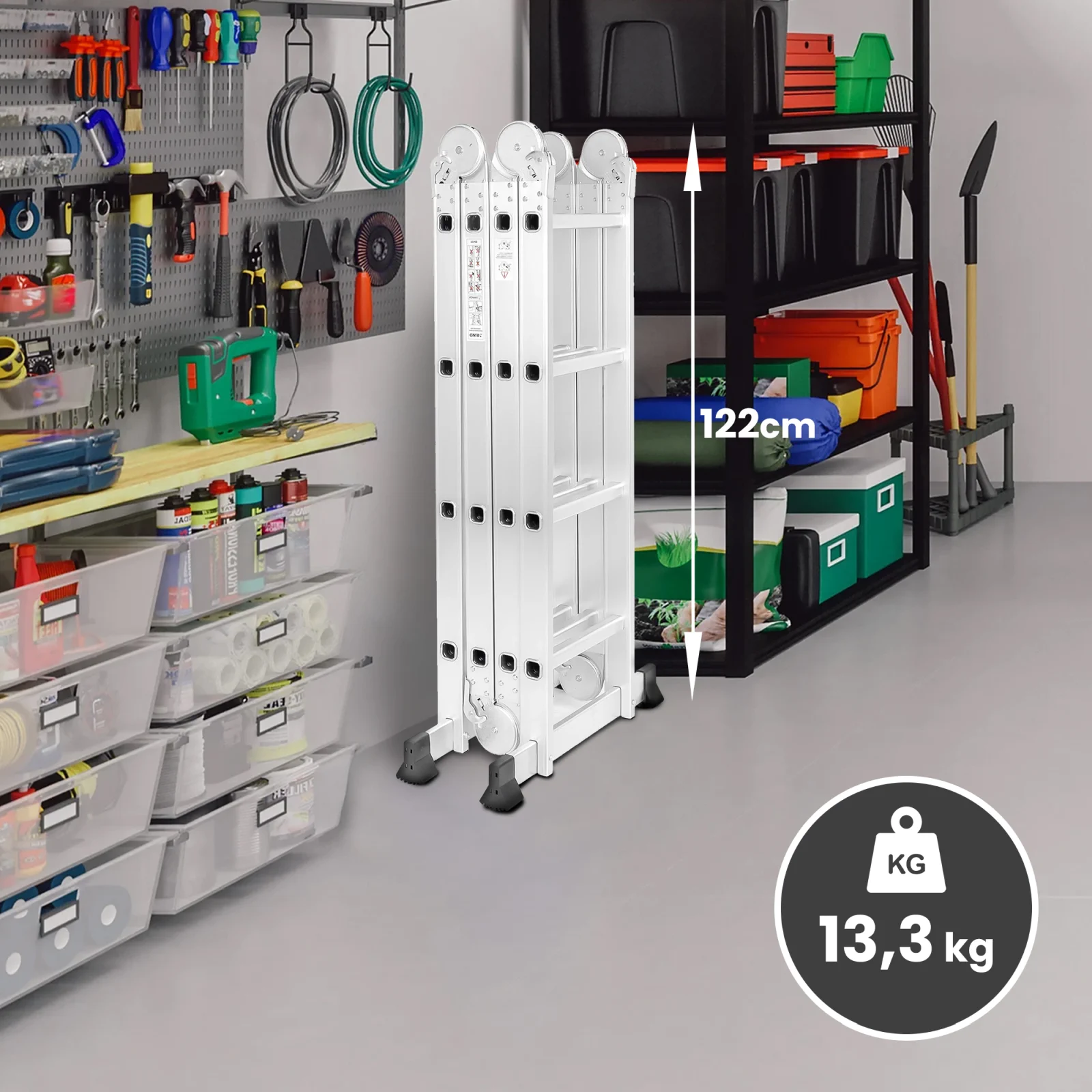 Extralink | Scala articolata | LAD4X4MP 4x4, 4,65 m (piattaforma)