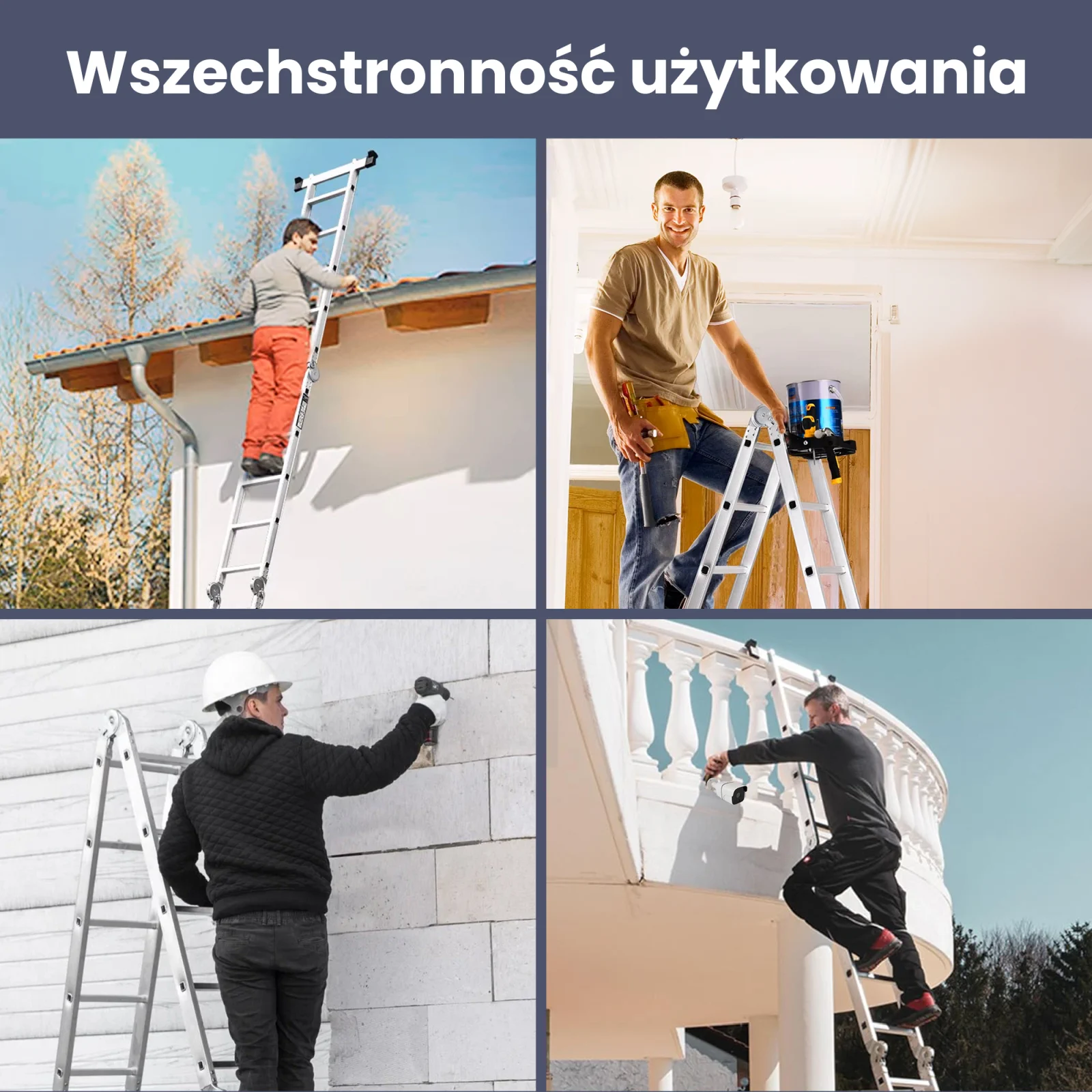 Extralink | Scala articolata | LAD4X4MP 4x4, 4,65 m (piattaforma)