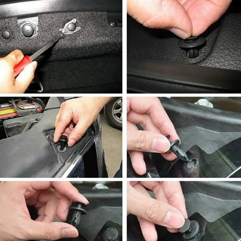 Extralink | Clips para automóvel | Clips para montagem de estofos 625 peças de remo