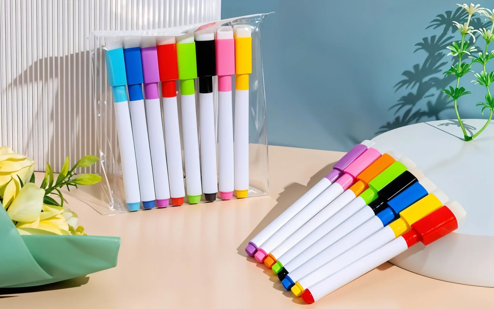 EXTRALINK ZESTAW MARKERÓW WHITEBOARD MARKER 8 KOLORÓW