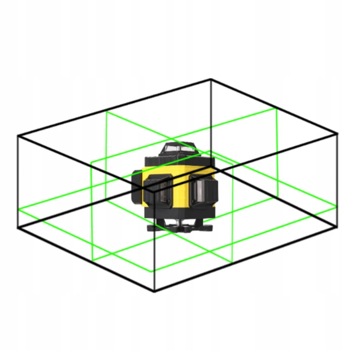 EXTRALINK KŘÍŽOVÁ ROVINNÁ LASEROVÁ VODOVÁHA SADA 4D LASER SE STATIVEM