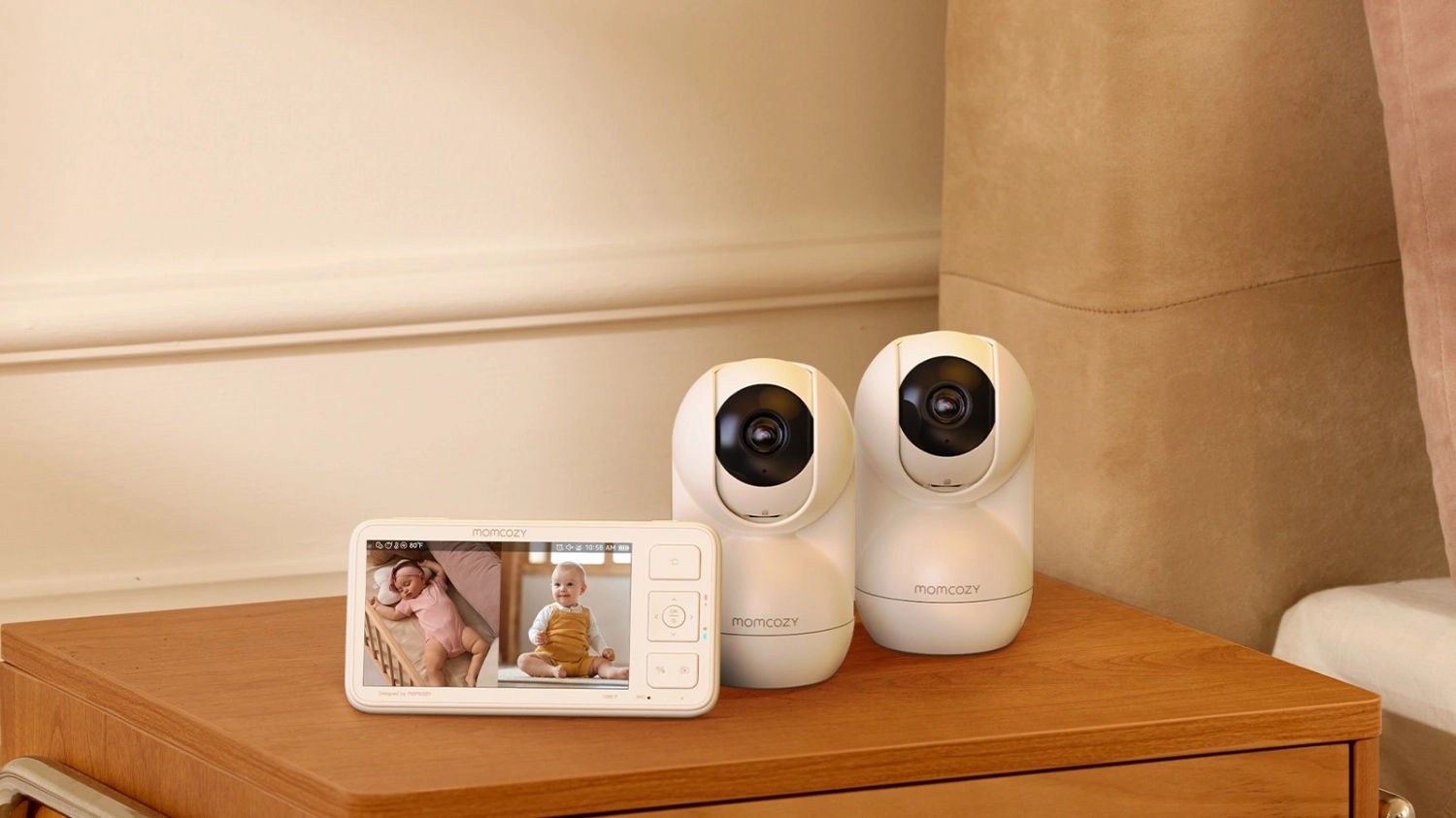 MOMCOZY BM03 VIGILABEBÉS CON VÍDEO DE 5,5 PULGADAS
