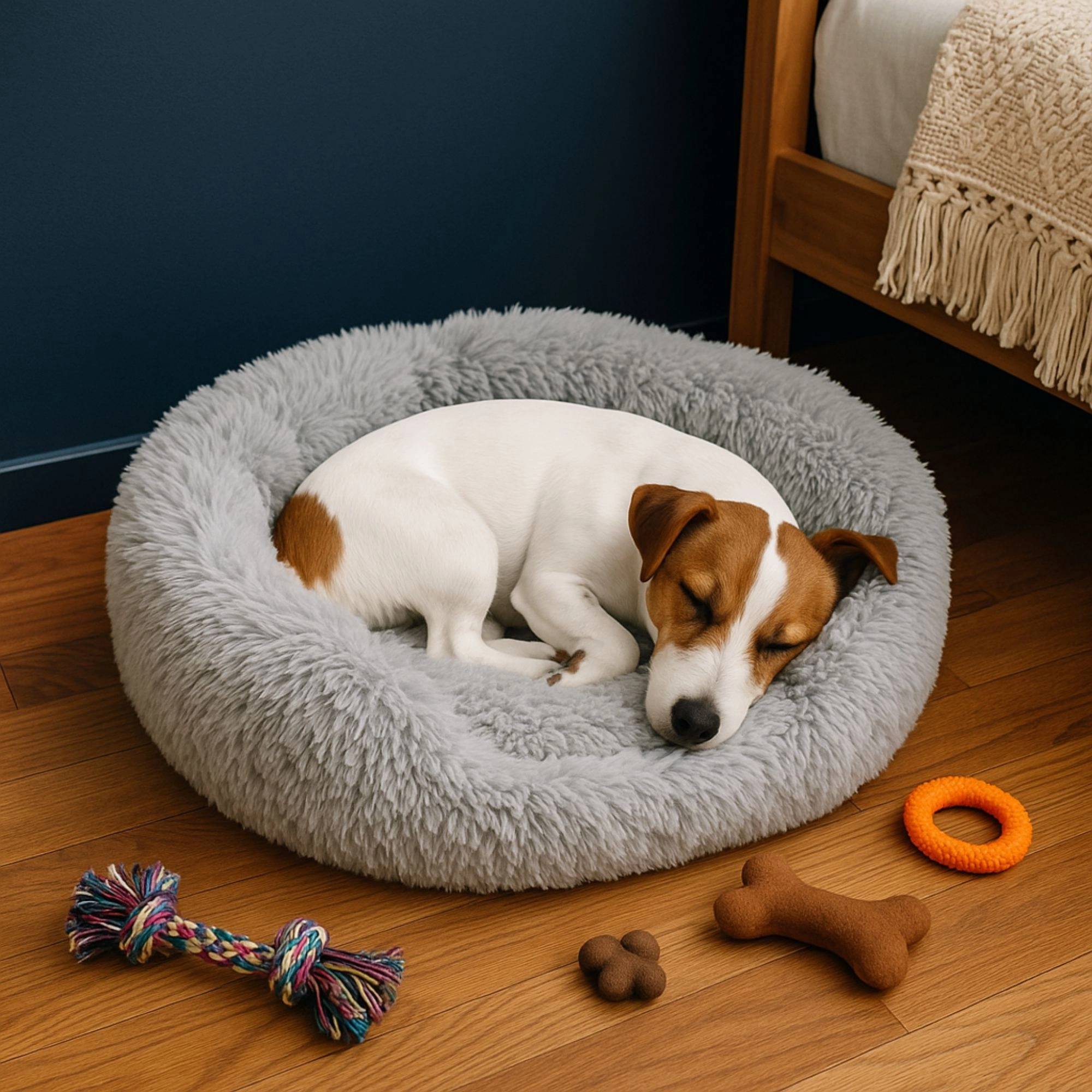 CAMA PARA MASCOTAS TRESPORT CON BASE ANTIDESLIZANTE