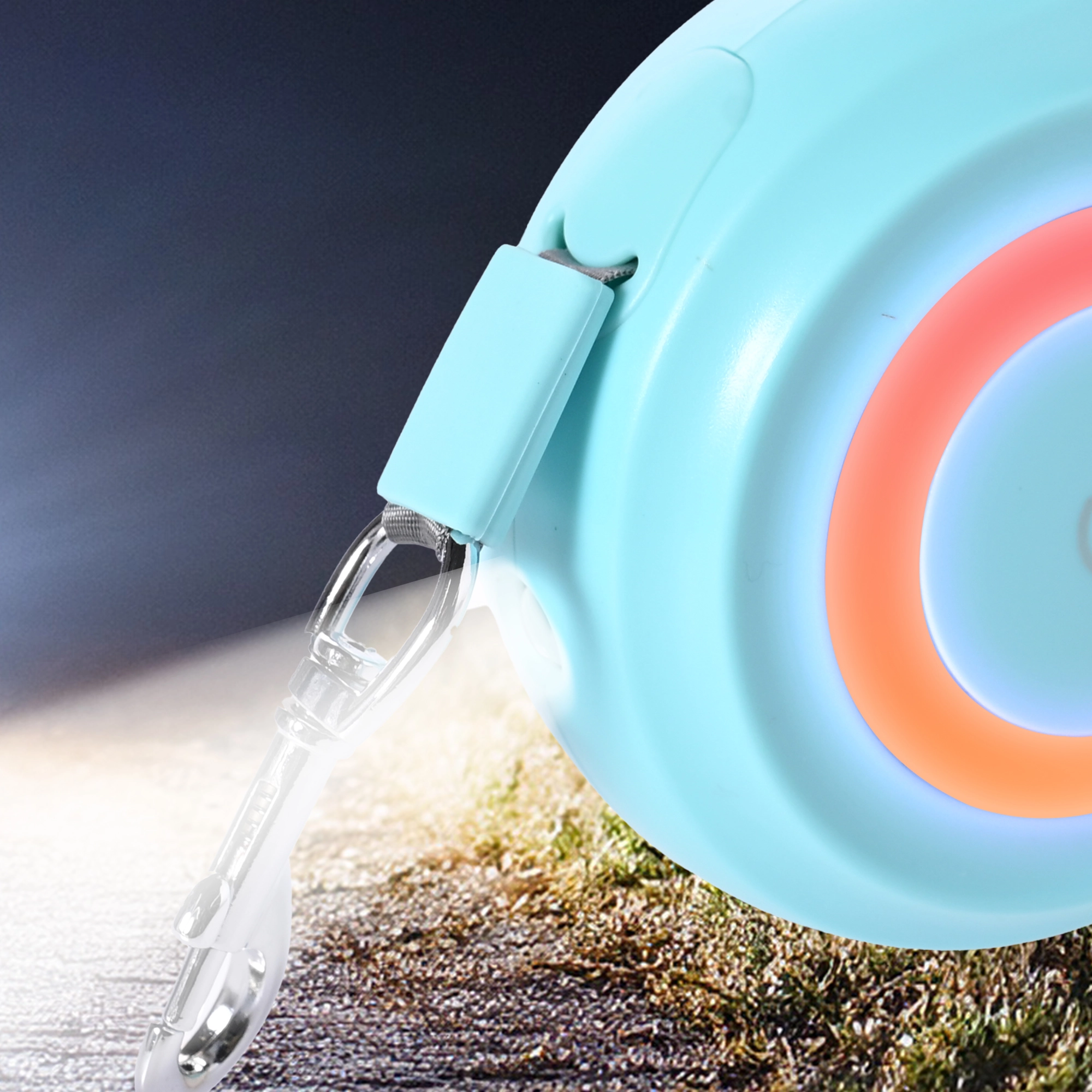 GUINZAGLIO AUTOMATICO TRESPORT 5M A LED CON LUCE LATERALE