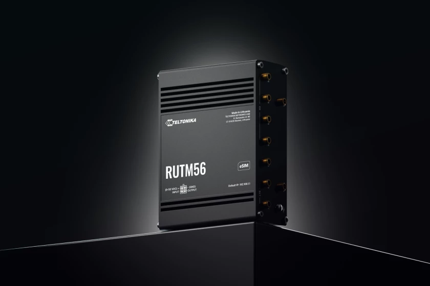 TELTONIKA RUTM56 ДВУХМОДЕМНЫЙ МАРШРУТИЗАТОР 5G