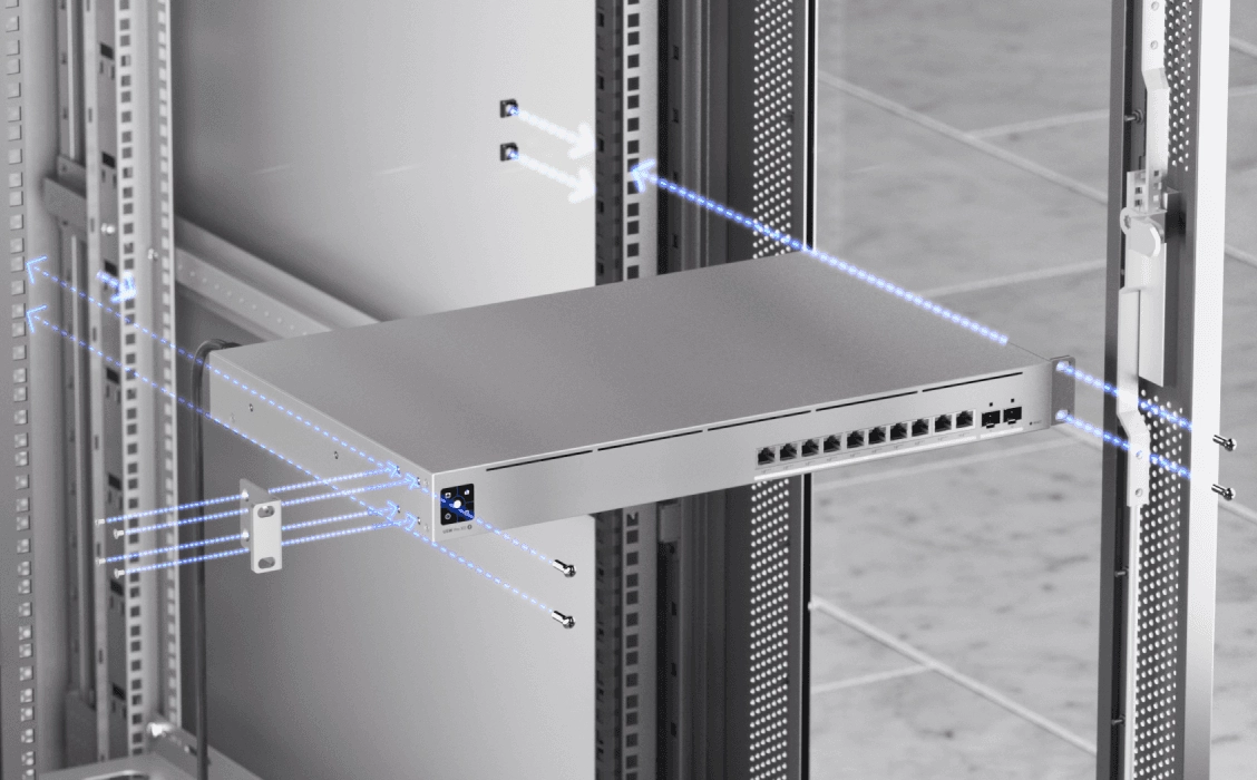 Ubiquiti USW-Pro-XG-10-PoE | Switch | Etherlighting, 10x RJ45 10GbE, 2x SFP , 400W, Camada 3